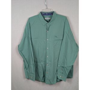 Tommy Bahama ISLANDZONE Button Shirt Green Men's Size 2XL/XXL